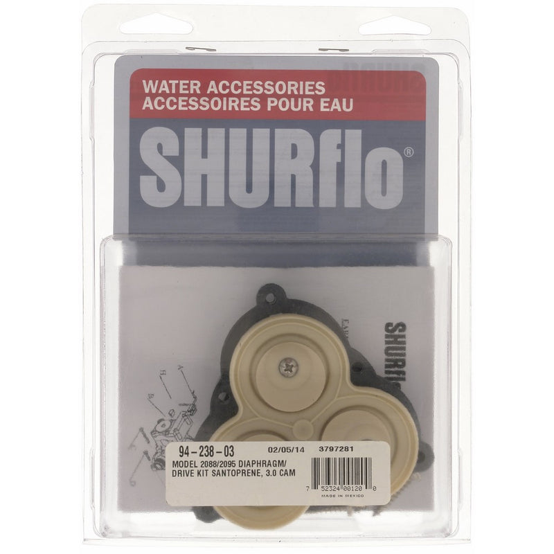 SHURFLO Lower Housing Replacement Kit - 3.0 CAM