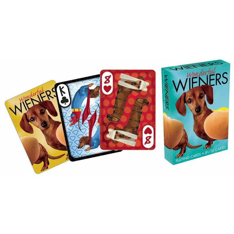 Aquarius Wonderful Wieners Playing Cards