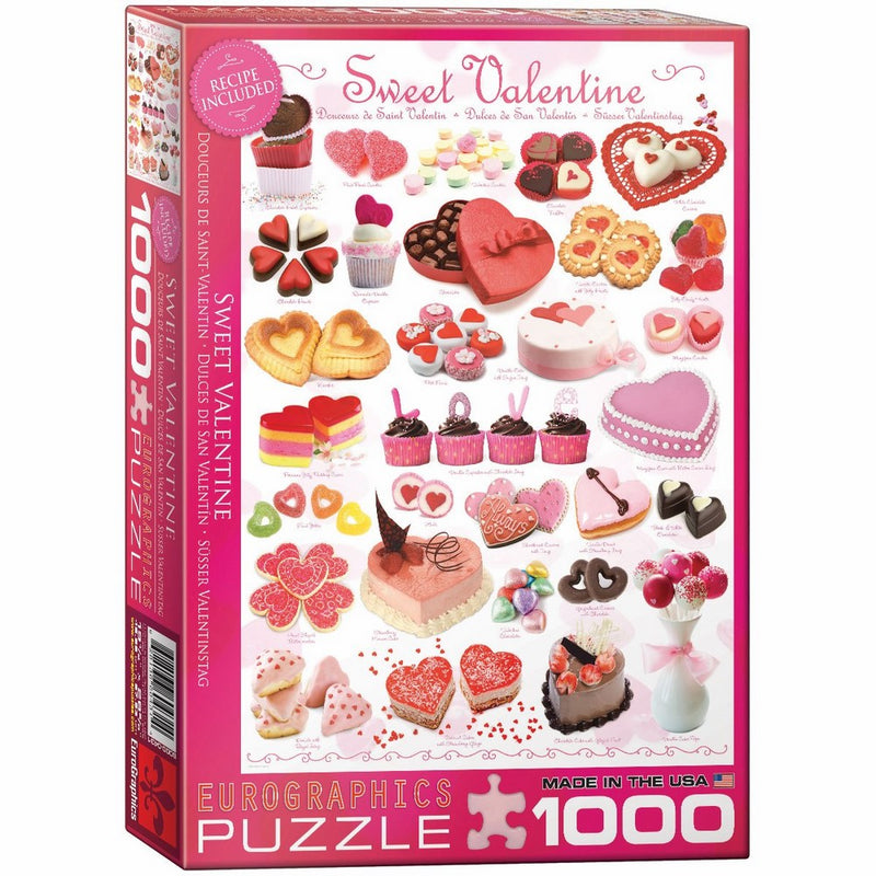 EuroGraphics Sweet Valentines 1000 Piece Puzzle