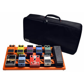 Gator GPB-BAK-OR Large Aluminum Pedal Board with Carry Bag, Orange