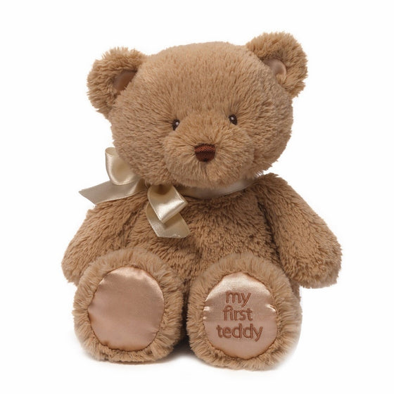 GUND Baby My First Teddy Bear Stuffed Animal Plush in Brown, 10"