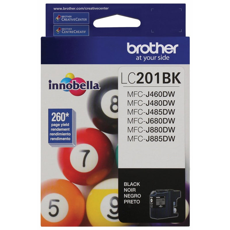 Brother LC201BK Standard Yield Black Ink Cartridge