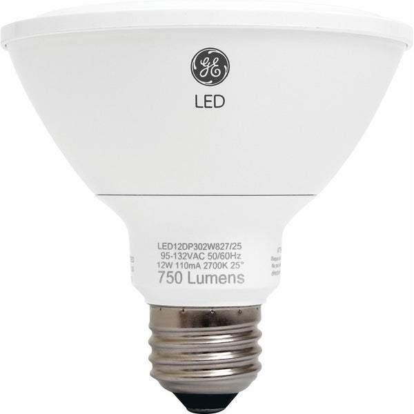 GE Lighting 96843 Dimmable LED PAR30 Spotlight with Medium Base, 12-Watt, Soft White