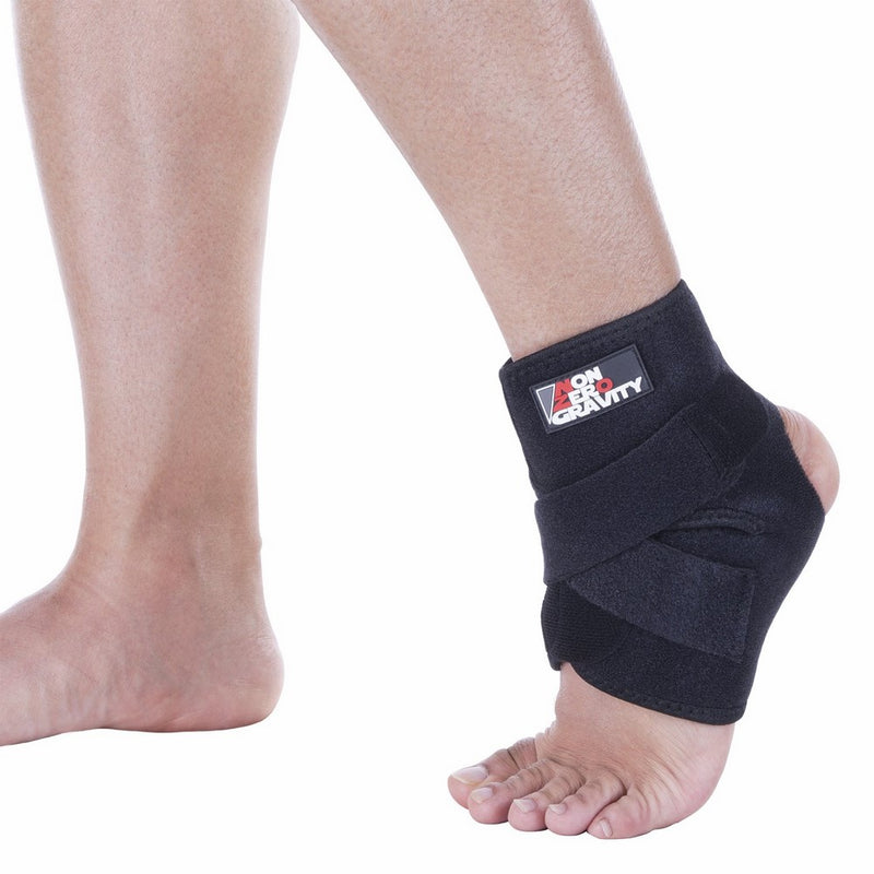 Nonzero Gravity Breathable and Adjustable Neoprene Ankle Support Brace - One Size Fits All