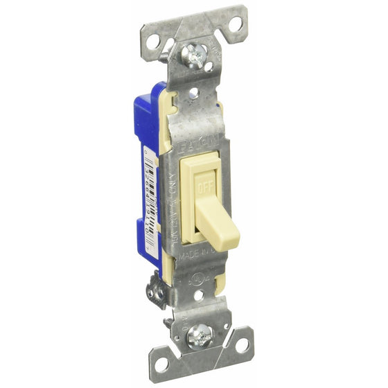 Leviton 204-01451-icp Single Pole Quiet Toggle Switch 120 Volt Ivory (Pack of 10)