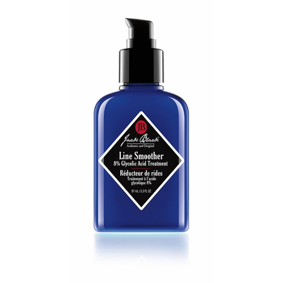 Jack Black Line Smoother Oil-Free Moisturizer 8% Glycolic Acid Treatment, 3.3 fl. oz.