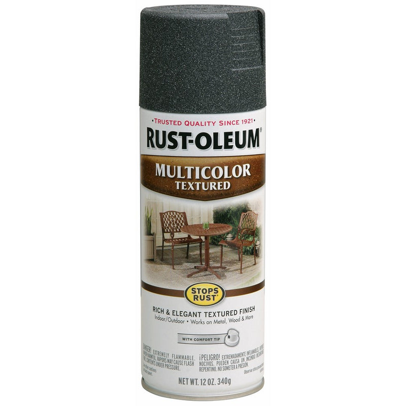 Rust-Oleum 223525 Multi-Color Textured Spray, Aged Iron, 12-Ounce