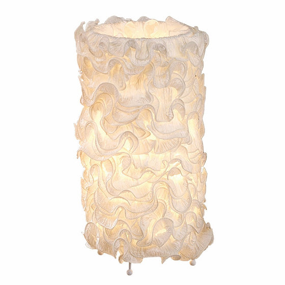 Lumisource LS-LACE TABLE TABLE 2 Light Tower Table Lamp Fixture, 18" x 10" x 10" , Cream