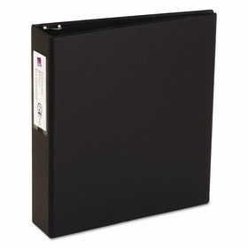 Avery 04501 Economy Non-View Binder with Round Rings, 11 x 8 1/2, 2" Capacity, Black