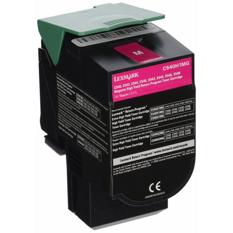 Lexmark C540H1MG Return High Capacity Magenta Toner Cartridge