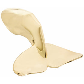 Humpback Whale Tail Door Knocker - Brass (Premium Size)