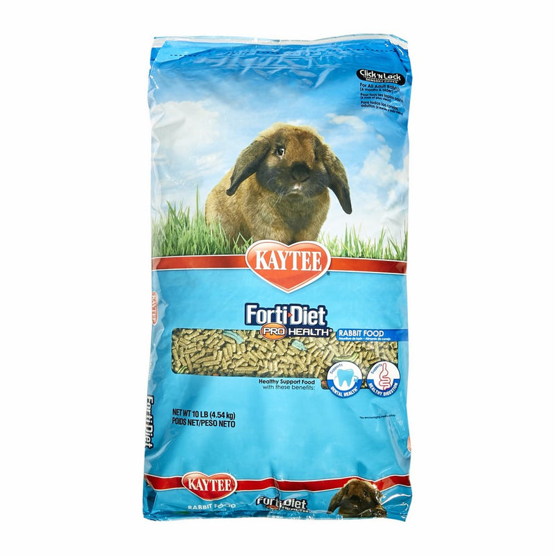 Kaytee Forti Diet Pro Health Rabbit Food for Adult Rabbit, 10-Pound