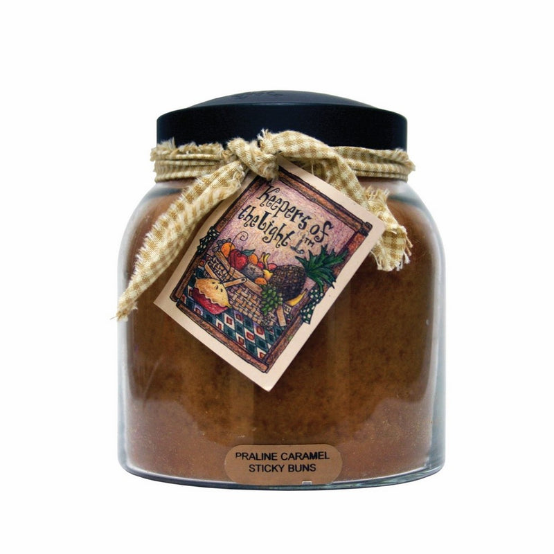 A Cheerful Giver Praline Caramel Sticky Buns Papa Jar Candle, 34-Ounce