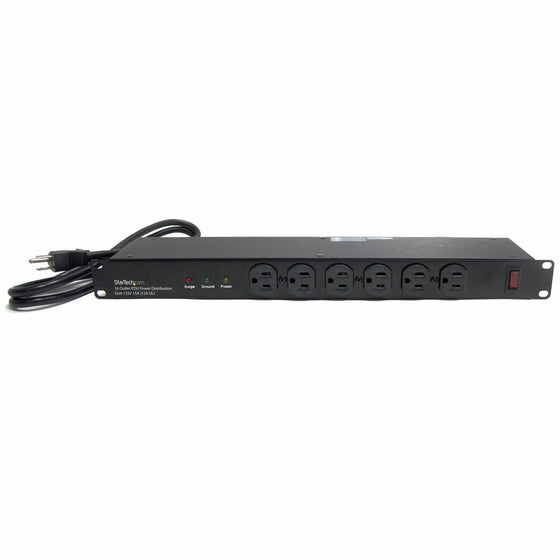 19IN 1U Rackmount 16 Outlet Pdu Power Distribution Unit 125V 15A (12A Ul)