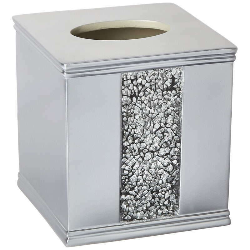 Popular Bath "Sinatra Silver" Tissue Box