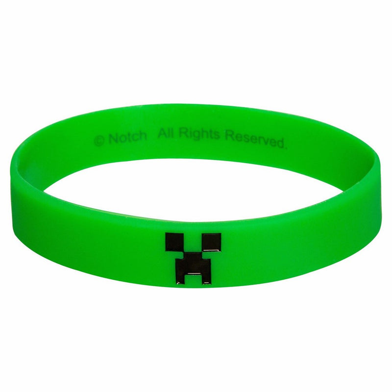JINX Minecraft Creeper Bracelet, Large, Green