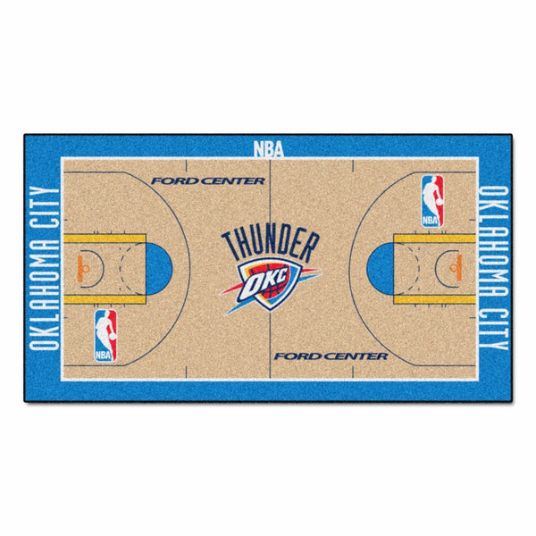 FANMATS NBA Oklahoma City Thunder Nylon Face NBA Court Runner-Small