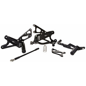 VooDoo Industries VRD1304 Black Rear Set for Yamaha R1