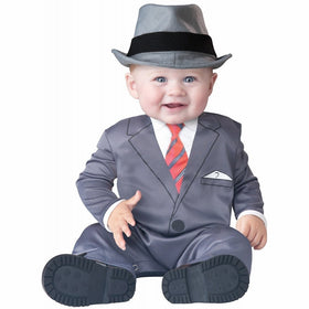 InCharacter Baby Boy's Businessman Costume, Grey, Medium