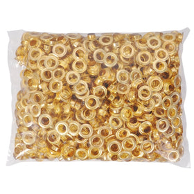 1000 Package #4 15/32" Grommet Machine Grommets & Washers Brass Hand Press Tool Die Eyelet