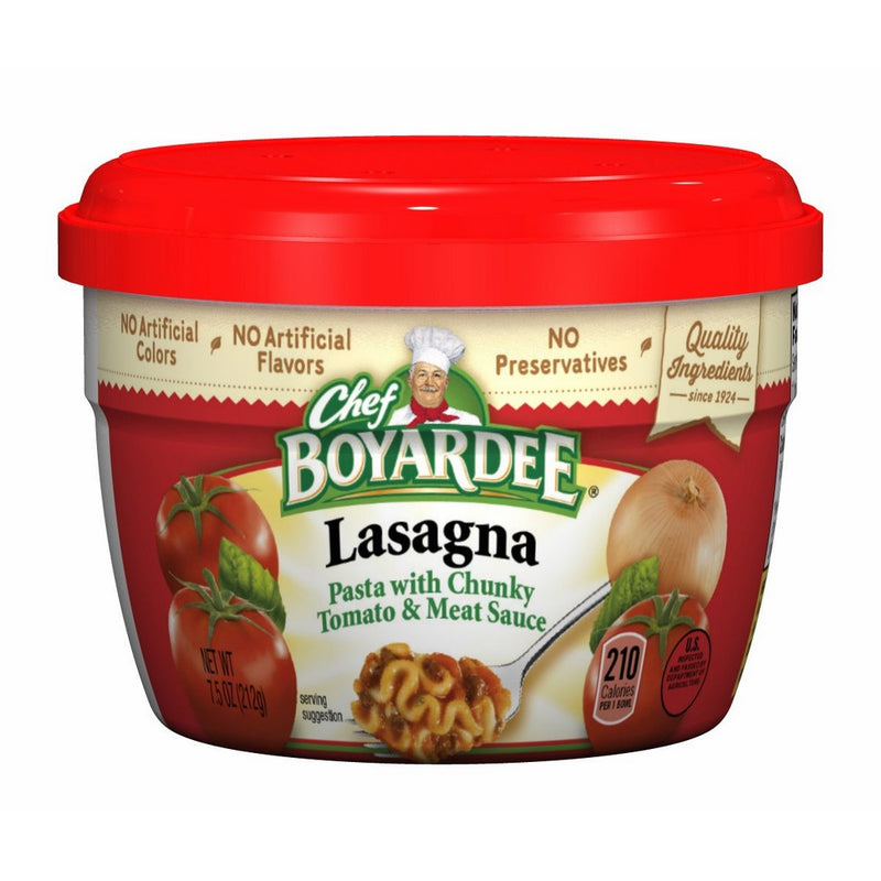 Chef Boyardee Lasagna, 7.5-Ounce Microwavable Bowls (Pack of 12)