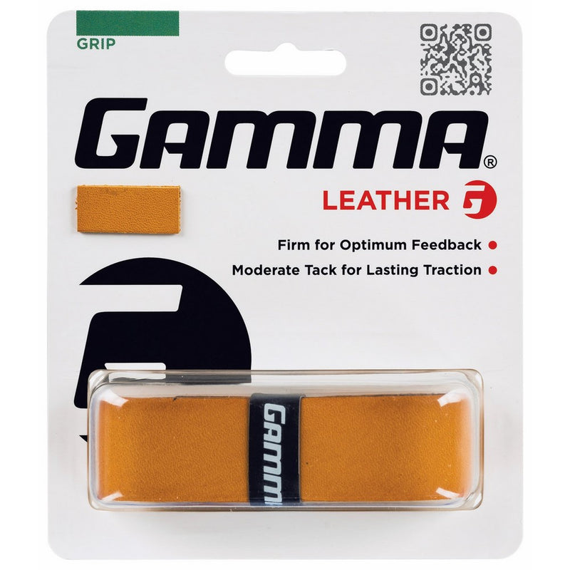 Gamma Sports Tennis Racquet Leather Replacement Grip
