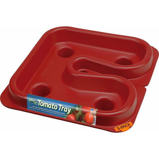 Dalen Gardeneer AU-16R Tomato Tray, Red, Pack of 3