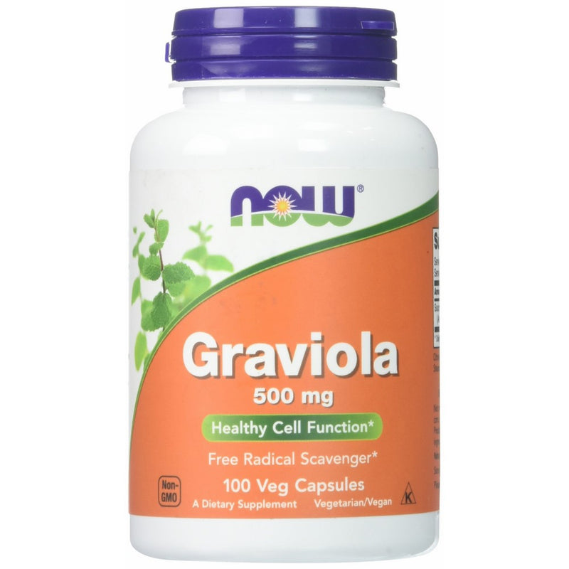 NOW Graviola,100 Veg Capsules