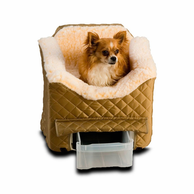 Snoozer Lookout II Pet Car Seat, Medium II, Khaki