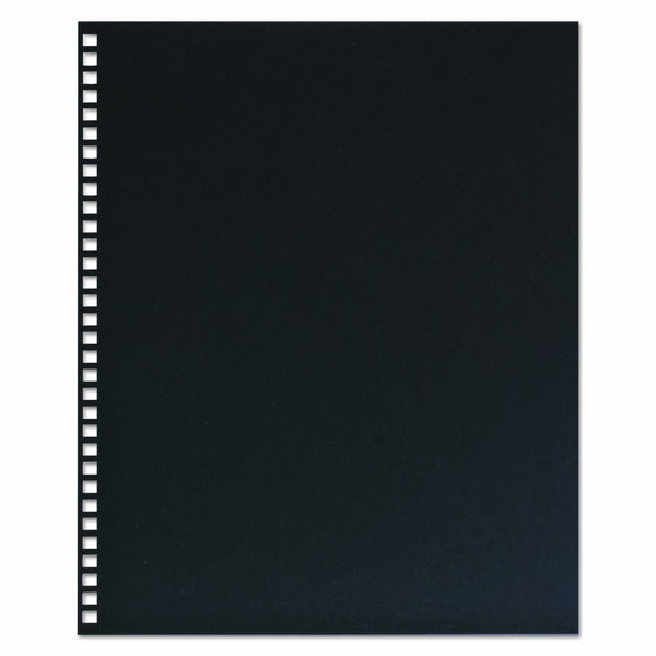 GBC ProClick Presentation Back Cover, Prepunched, Black, 8.5 x 11 Inches, 25 per Pack (2514478)