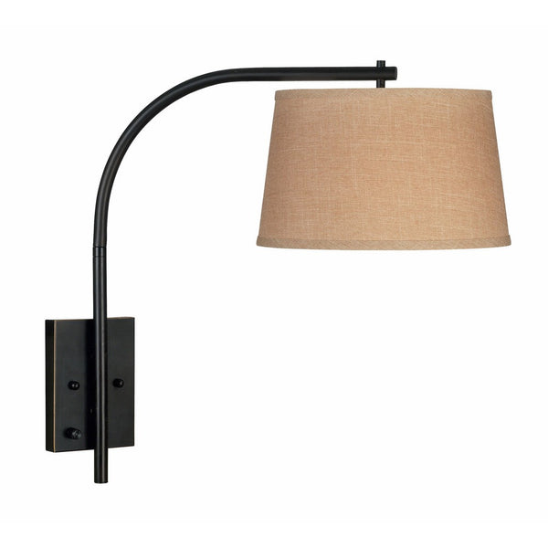 Kenroy Home 20950ORB Sweep Wall Swing Arm Lamp, Oil Rubbed Bronze