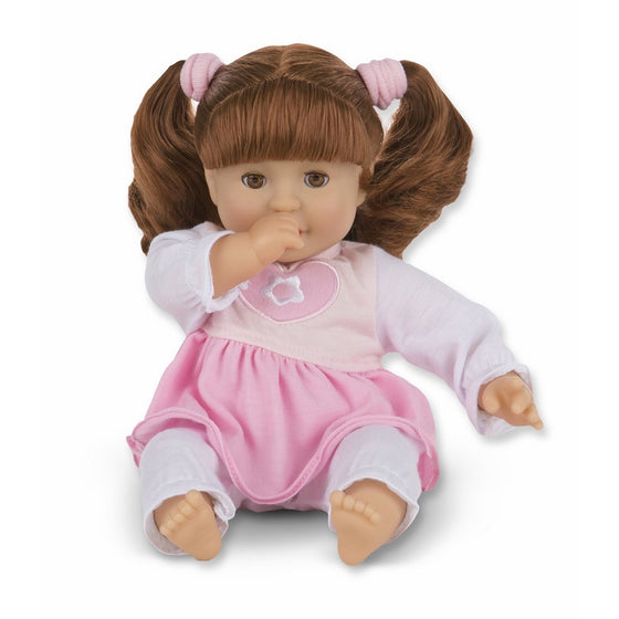 Melissa & Doug standardMine to Love Brianna 12-Inch Soft Body Baby Doll with Hair and Outfit