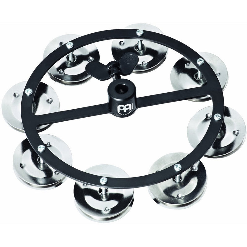 Meinl Cymbals HTHH1BK Mountable Hihat Tambourine with Steel Jingles (VIDEO)