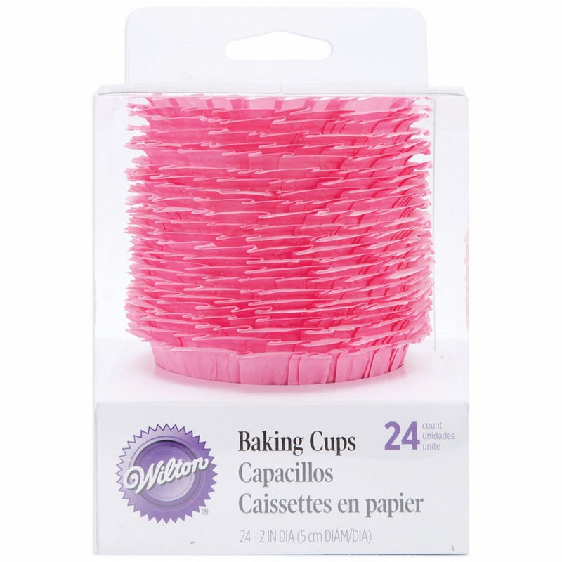 Wilton Ruffle Baking Cups, Standard, 24-Count, Pink