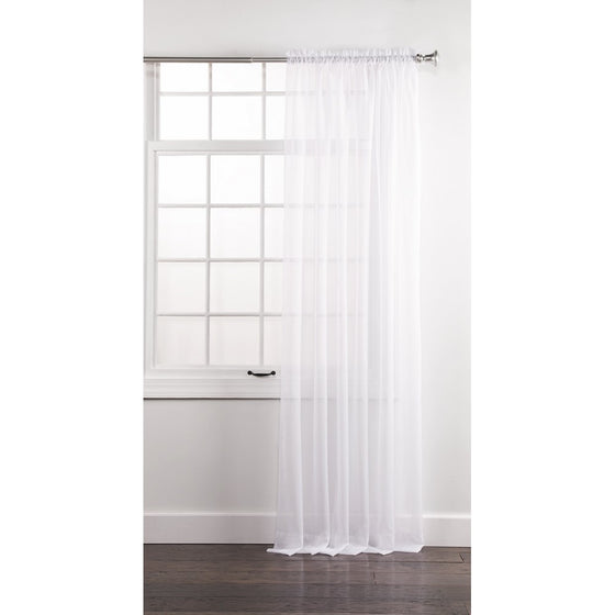 Stylemaster Sheer Voile  Elegance 60" X 108", Panel White