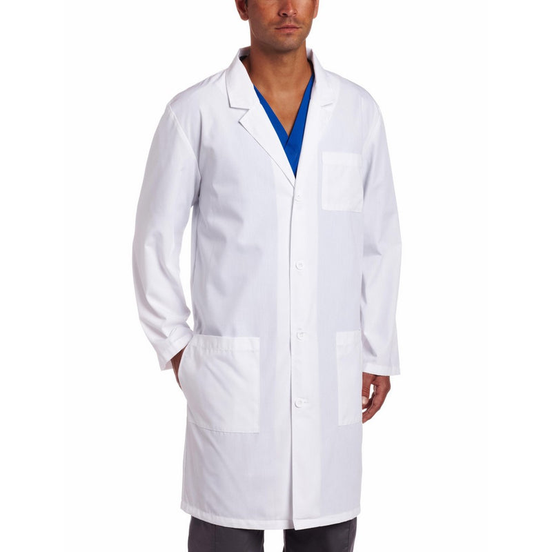 Dickies Everyday Scrubs Unisex 40 Inch Lab Coat,White,Medium