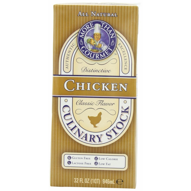 More Than Gourmet Chicken Culinary Stock, 32-Ounce Units (Pack of 12)