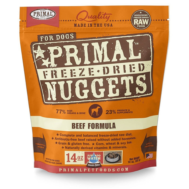 Primal Pet Foods Freeze-Dried Canine Beef Formula 14 oz