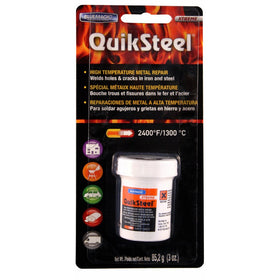 Blue Magic 18003 QuikSteel High Temperature Metal Repair Blister Card - 3 oz.
