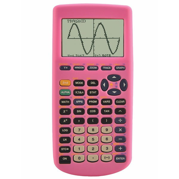 Guerrilla Silicone Case for Texas Instruments TI-83 Plus Graphing Calculator, Pink