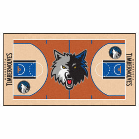 FANMATS NBA Minnesota Timberwolves Nylon Face NBA Court Runner-Small