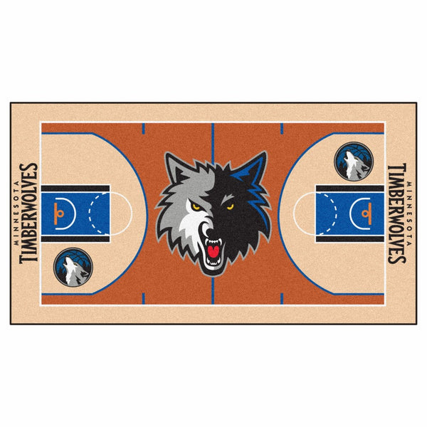 FANMATS NBA Minnesota Timberwolves Nylon Face NBA Court Runner-Small