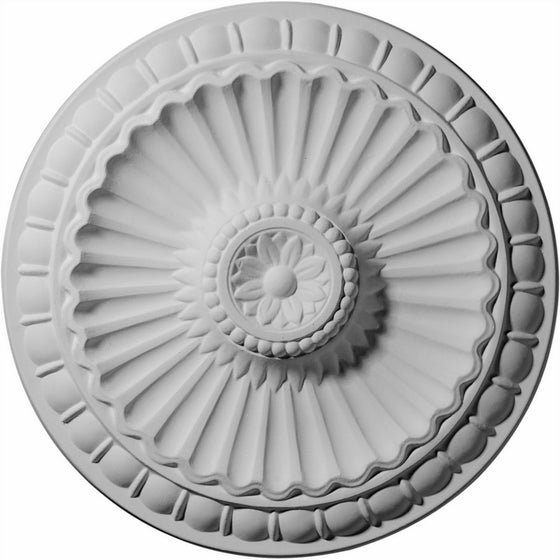 Ekena Millwork CM11LI 11 1/4-Inch OD Linus Ceiling Medallion