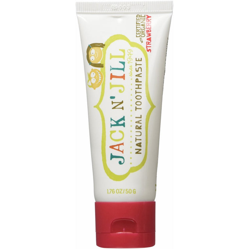 Jack N' Jill Natural Toothpaste Organic 50g, Set of 3 - Strawberry