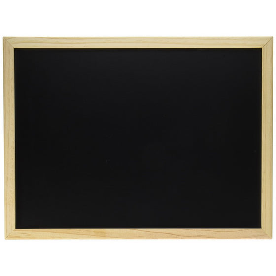 Darice 9172-76 Black Board with Wood Frame, 12 by 16-Inch