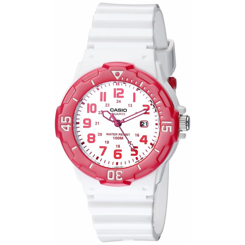 Casio Sports 3-Hand Analog White Dial Women's Watch #LRW200H-4BV