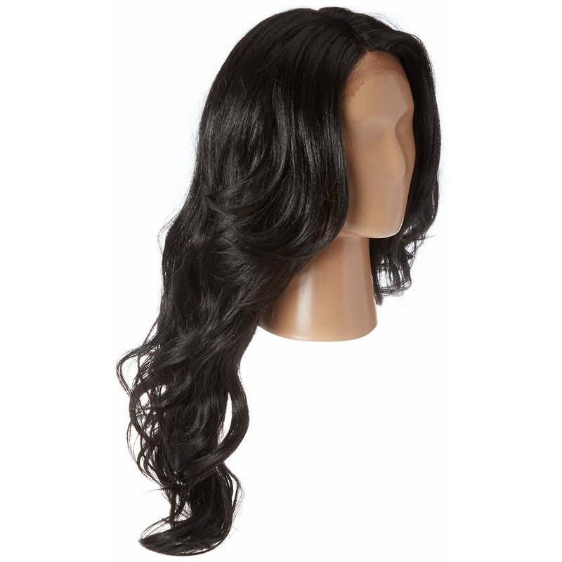 Freetress Equal Brazilian Natural Deep Invisible L Part Lace Front Wig DANITY (1B)