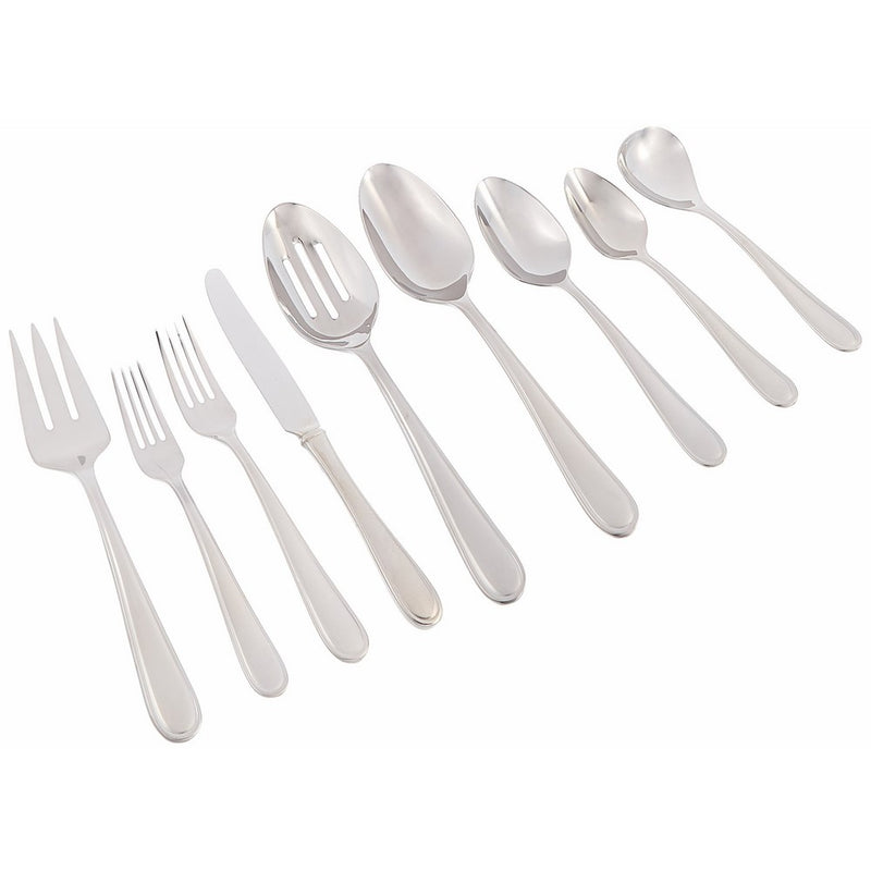 Vera Wang Wedgwood 45-Piece Cushion Flatware Set, Silver