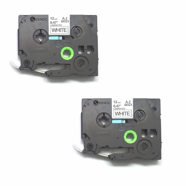 SIENOC Replacement Label Tape Compatible With Brother Tz-231 Tz231 Tze231, 2 Pack