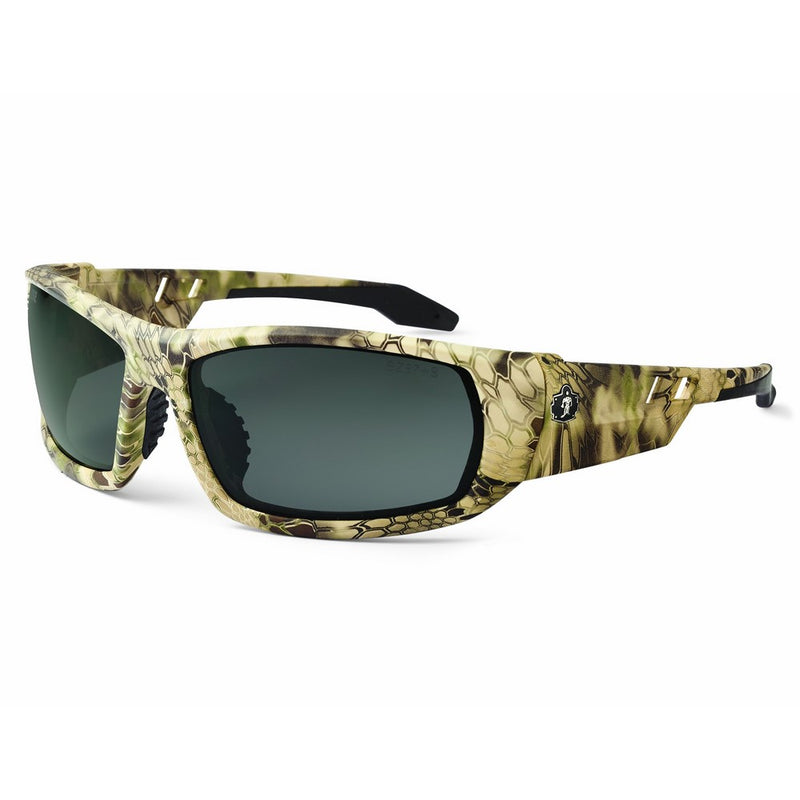 Skullerz Odin Safety Sunglasses - Kryptek Highlander Frame, Smoke Lens